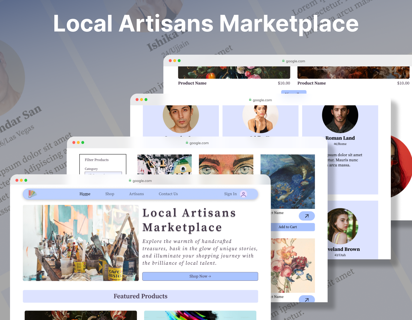 Local Artisans Marketplace